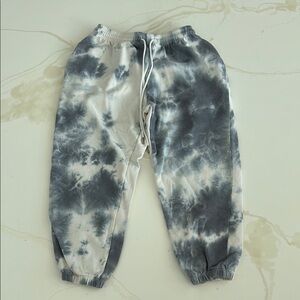 Princess Polly Blue/Grey Tie Dye Sweatpants